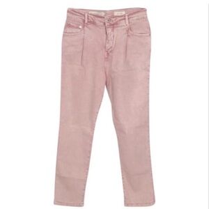 Pilcro and the Letterpress high-rise acid wash straight jeans Anthropologie